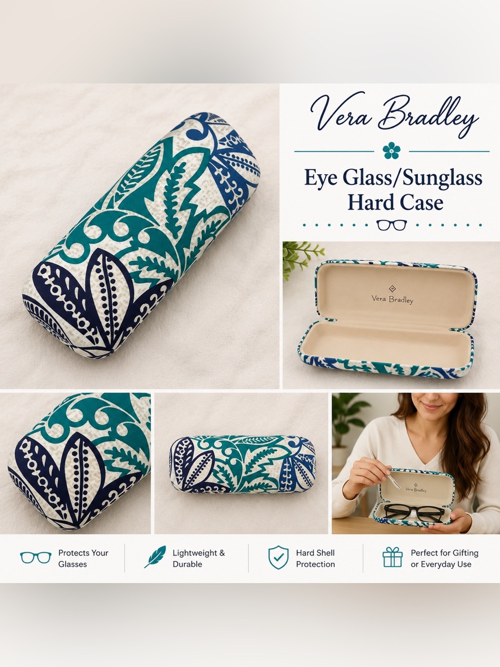 Vera Bradley Eye Glass/Sunglass Hard Case
